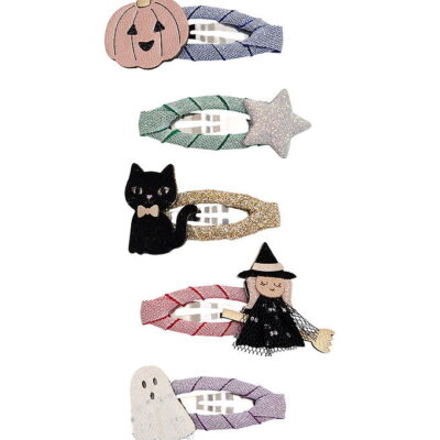 Mimi & Lula Hårspænder - 5-Pak - Mini Hallowen