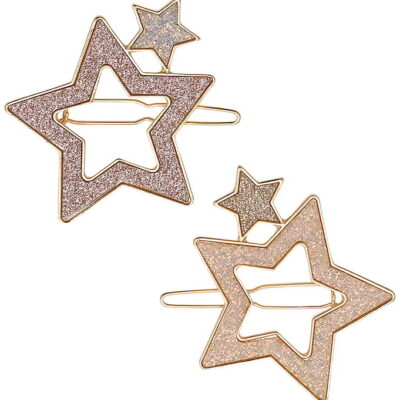 Mimi & Lula Hårspænder - 2-Pak - Large Super Sparkle Star