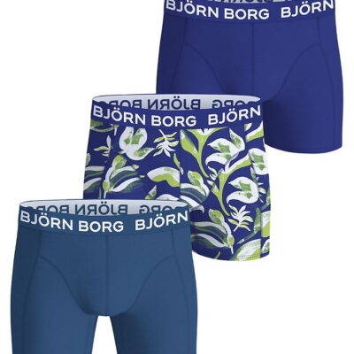 Björn Borg Boxershorts - 3-pak - Blå/AOP