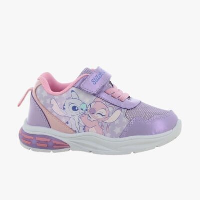 Disney Lilo & Stitch Blinkende Sneakers, Lilac/Pink, 26