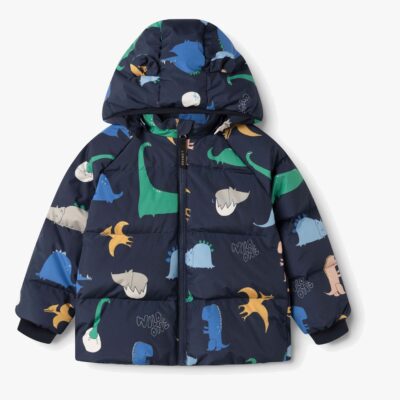 LIEWOOD Polle Down Dynejakke, Dino roar/Classic navy, 86