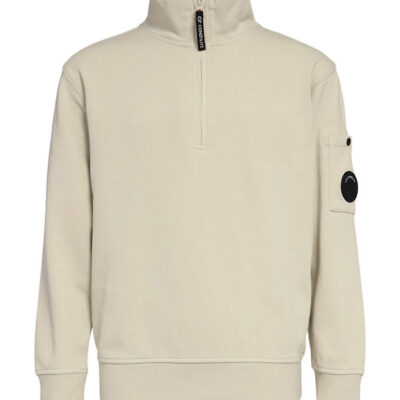 C.P. Company Sweatshirt m. Lynlås - Chalk