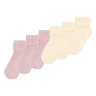 MiniPop Mee Bamboo Strømper 6-Pak - Rose - 15/18