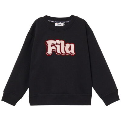 Fila Sweatshirt - Molini - Regular Graphic - Black