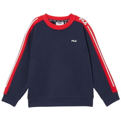 Fila Sweatshirt - Faverga - Regular Graphic Crewneck - Black Iri