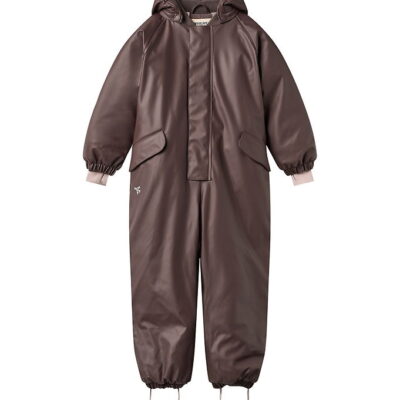Wheat Ludo Gummi Flyverdragt - Chocolate Plum - 122