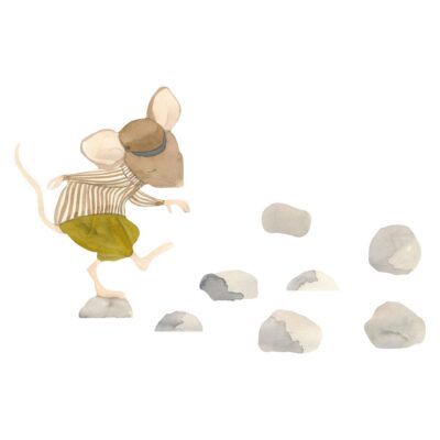 That's Mine - Wallsticker Cody the rockjumper - Multi