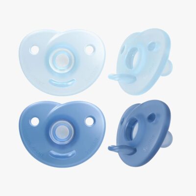 Philips Avent Soothie-sut 0-6 m 2-pak, Lyseblå