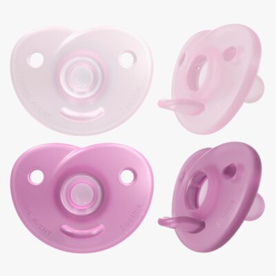 Philips Avent Soothie-sut 0-6 m 2-pak, Lyserød/Lyspink
