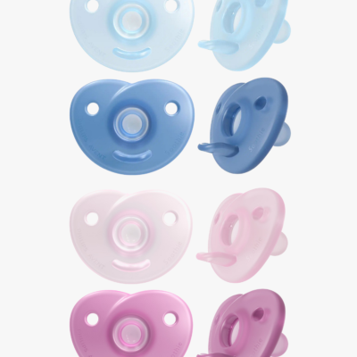 Philips Avent Soothie Sut 0–6m 2-pak, Lyserød/blå Blandet