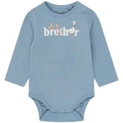 The New Siblings Brother Langærmet Body - Ashley Blue - 56