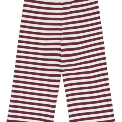 The New Siblings Fro Wide Rib Bukser - Gardenia Striped - 104
