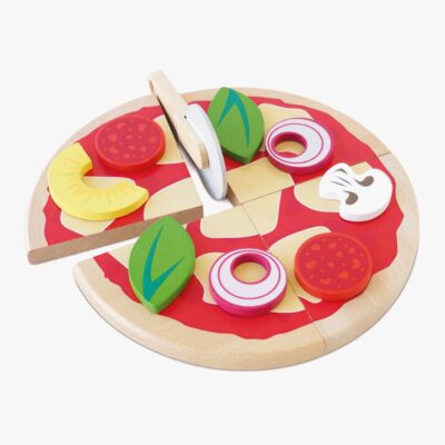 Le Toy Van Pizza & Toppings med Pizzaskærer