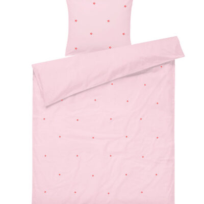Juna Sengetøj - Daisy - Baby - Pink/Rød