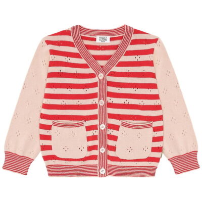 Hust and Claire Cardigan - HCCamilla Stripes - Poppies