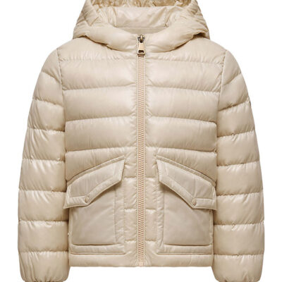 Moncler Dunjakke - Ela - Light Beige