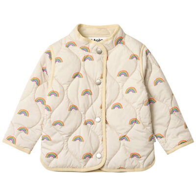 Molo Dynejakke - Quiltet - Harrie - Small Rainbows