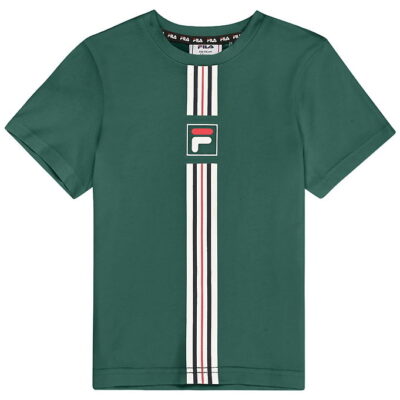 Fila T-shirt - Montereggi - Posy Green m. Striber/Logo