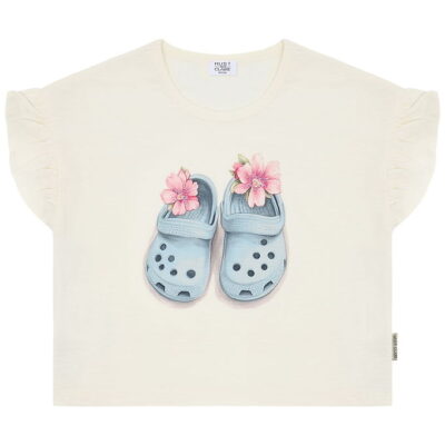 Hust and Claire T-shirt - Alma - Ivory m. Sandaler
