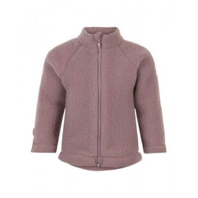 Baby Uldjakke I Merinould Med Ombuk 92 Twilight Mauve