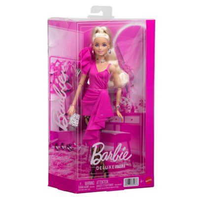 Barbie – Deluxe Stil Pink og Sorte Strømpebukser