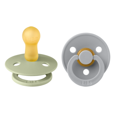 Bibs Colour - 2-pak, Str. 2 (6+ Mdr.), Rund - Latex
