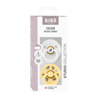 Bibs Urban Garden Colour, Str. 1 (0-6 Mdr.), Rund - Latex, 2-pak