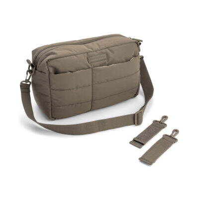 Done by Deer - Quiltet barnevognstaske - Taupe - 35 x 15 x H 23 cm