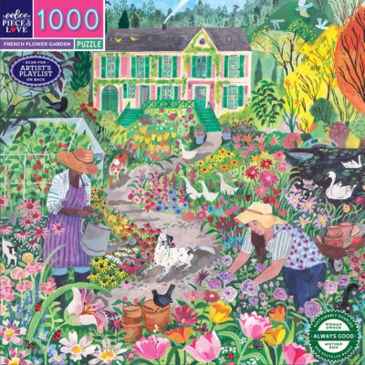 Eeboo - Puslespil 1000 brk - French Flower Garden