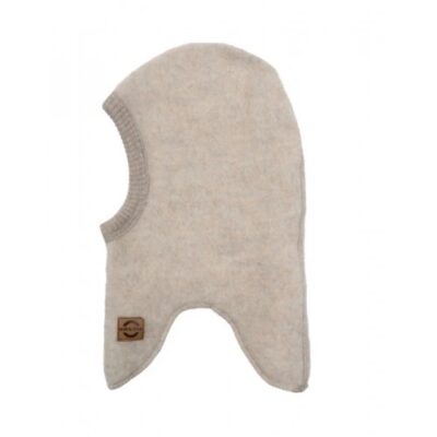 Elefanthue I Merinould 74/80 Melange Offwhite