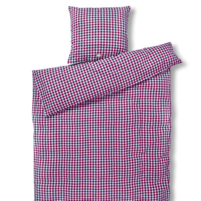 Juna - Bæk&Bølge Sengetøj - Fuchsia/Mint - 140x220 cm