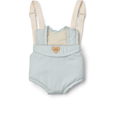 Liewood - Eleanor dukke bæresele, Y/D stripe Beach blue / creme de la creme