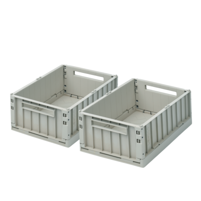 Liewood - Weston opbevaringskasse 2-pack - Dove blue - One size
