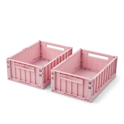 Liewood Weston Opbevaringsboks - Small - 2-pak - Rose Blush