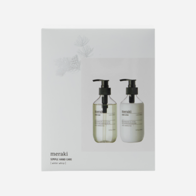 Meraki - Gift Box CH, Winter Whisp Hand Soap + Hand Lotion - White - 275 ml
