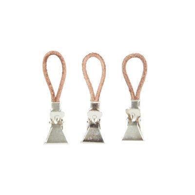 Meraki - Håndklædeclips - MKLeather - 10 - l: 5 cm, w: 1.5 cm