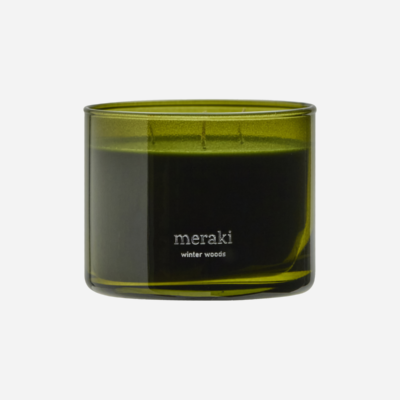 Meraki - Scented Candle - Winter Woods - Green - 340 g