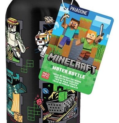 Minecraft - Mascots Metal Water Bottle