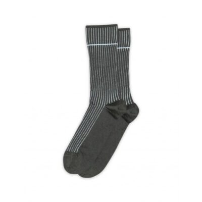 Mp Herre Uldstrømper I Merinould Med Striber 41/43 Dusty Ivy