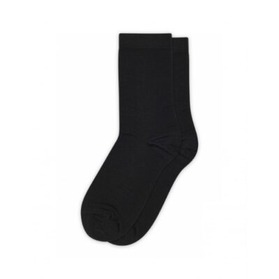 Mp Strømpe, Dame I Merino Uld I Rib Kvalitet Black 40/42