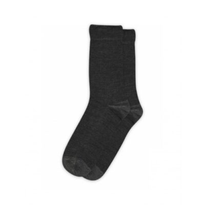 Mp Strømper, Merino Uld Strømper Med Struktur Til Dame Dark Grey Melange 37/39