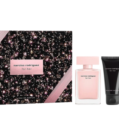Narciso Rodriguez - Gift Set - For her EdP 50 ml + Body lotion 50 ml + Shower gel 50 ml