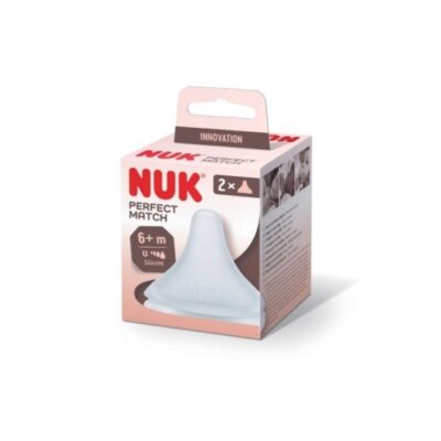 Nuk, Flaskesut - 2-pak, Anti-kolik, 6+m