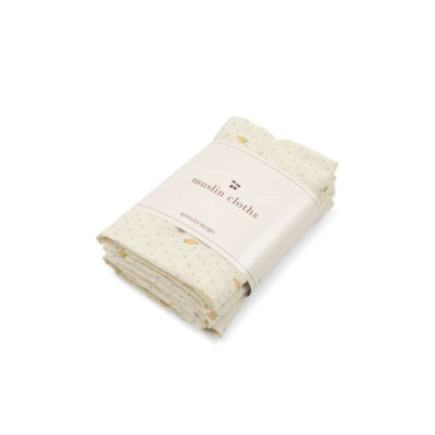 Konges Sløjd Muslin Stofbleer - 3-pak - Lemon Dot