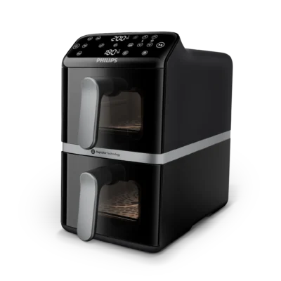 Philips – Airfryer 4000 Series Stacked Dual Basket – NA461/00