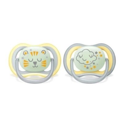 Philips Avent Ultra Air Night, Str. 3 (sut 18+ Mdr)., Symmetrisk - Silikone