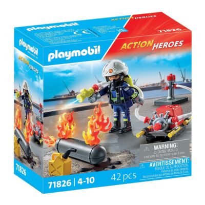 PLAYMOBIL – Brandmand med vandpumpe