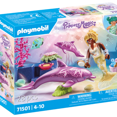 PLAYMOBIL - Havfrue med delfiner