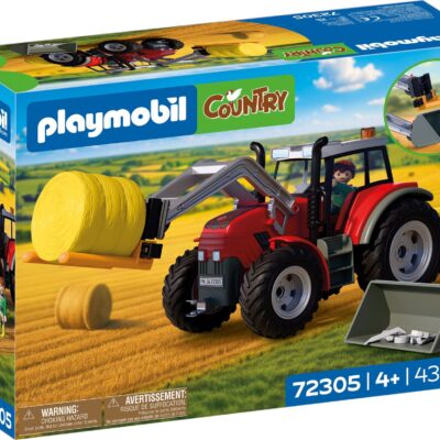 PLAYMOBIL - Large Tractor with Hay Bales (72305)