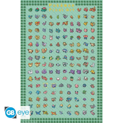 Pokemon - Maxi Poster - Pixel Art
